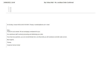 Consumer Safety Report ordered goods says this company delivered items THIS IS NOT TRUE still awaiting goods 2023-04-08 15:... photo #4