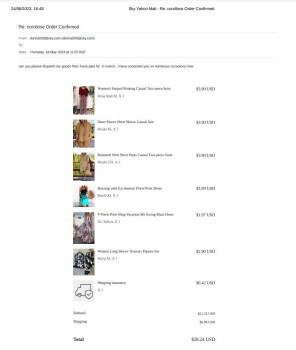 Consumer Safety Report ordered goods says this company delivered items THIS IS NOT TRUE still awaiting goods 2023-04-08 15:... photo #3