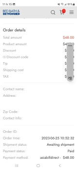 Consumer Safety Report Supic company limited united kingdom -  Bed and bath Beyond Se font passer pour Bed and bath Beyond... photo #3