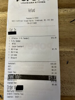 Popeyes Louisiana Chicken, Cranbrook Street North, Cranbrook, BC, Canada 照片 #1