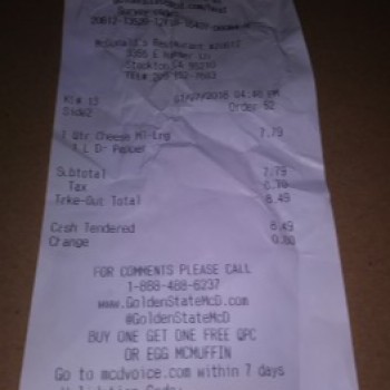 McDonald's, East Hammer Lane, Stockton, California, United States photo #1