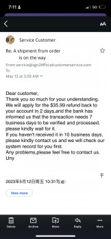 Consumer Safety Report Scam alert Ordered 2 pairs of shoes over 2 months ago never got them then they said they would refun... photo #3