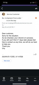 Consumer Safety Report Scam alert Ordered 2 pairs of shoes over 2 months ago never got them then they said they would refun... photo #4