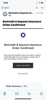 تقرير سلامة المستهلك SCAM - info@bhyukl.com Placed order from Bed,Bath and Beyond clearance warehouse on Facebook and the... صورة فوتوغرافية #1