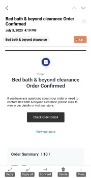 Consumer Safety Report BED, BATH & BEYOND SALE WEBSITE Info@bhyukli.com / suewat.com
I should have questioned the link. I... photo #4