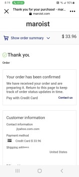 Missing online order photo #1