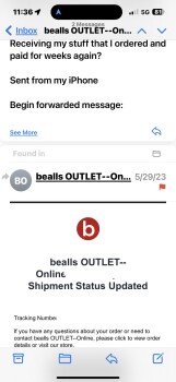 消费者安全报告 Scam - Bealls outlet online Experienced a scam. Never received the merchandise I ordered. But the fu... 照片 #7