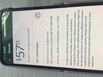 消费者安全报告 Scam - ASL* joyfulspire London GBR WIT 2NS GBR Missing online order 照片 #1