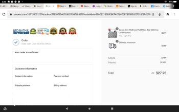 Product not received ordered from Bed Bath and Beyond photo #1