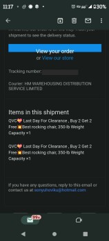 Consumer Safety Report Scam package I ordered two foldable chairs and received a plastic cup it came from Queens NewYork an... photo #1