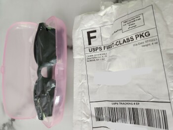 Received Sunglass color black photo #1