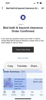 Consumer Safety Report A scam I ordered two sets of sheets and paid for them online and now I can’t get a hold of anybody.... photo #2