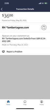 Consumer Safety Report Scam RHlambertagnes.com I was scammed by the RHlambertagnes.com luggage they need to be taken down.... photo #1