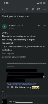 Consumer Safety Report Scam RHlambertagnes.com I was scammed by the RHlambertagnes.com luggage they need to be taken down.... photo #7