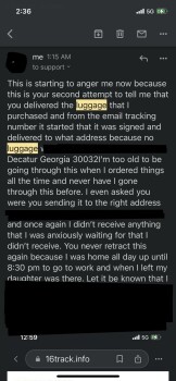 Consumer Safety Report Scam RHlambertagnes.com I was scammed by the RHlambertagnes.com luggage they need to be taken down.... photo #8