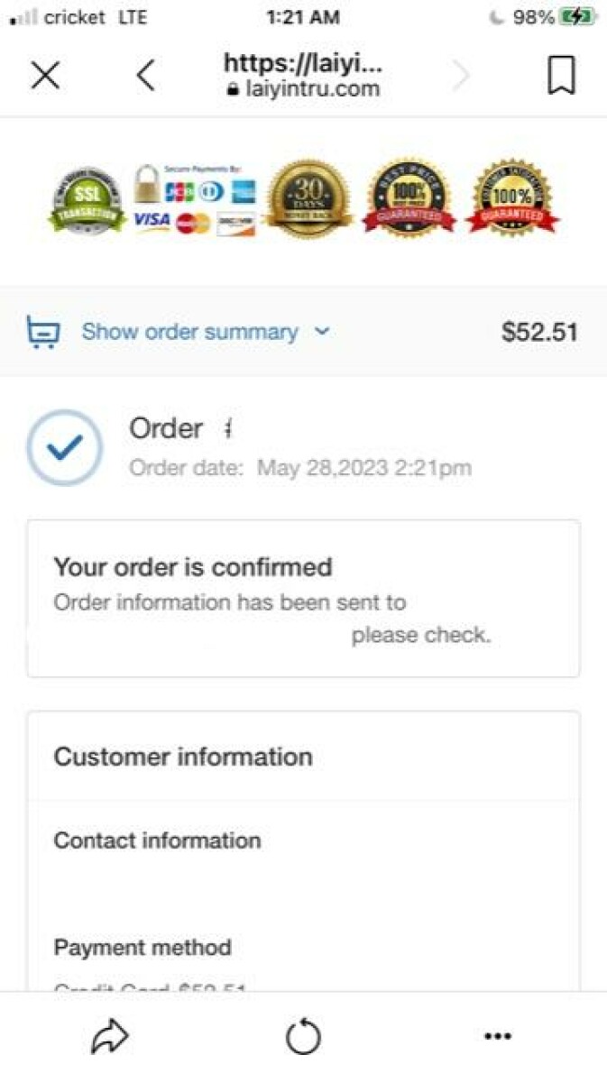 products never arrived • Report Issues. Protect your community. • Safely HQ