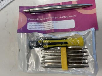 I received a cheaply made small screwdriver set photo #1