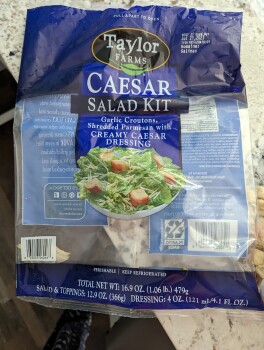 Taylor Farms Caesar salad kit, Sam's Club, South Mingo Road, Tulsa, OK, USA photo #1