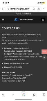 A Scam from a Company called RH Lamberagnes.com foto #1