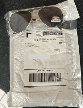 Received pair of Sunglasses I did not order photo #1