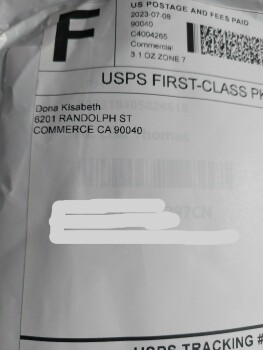 I received a package from California I didn't order 照片 #1