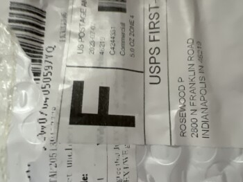 تقرير سلامة المستهلك Package I did not order I received a package from rosewood p in Indianapolis, in. I did not order dr... صورة فوتوغرافية #2