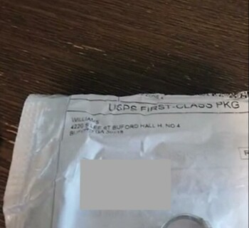 I received a ring from this address I didn't order came in a Kay's Jewelry box in a clear pack size7 photo #1