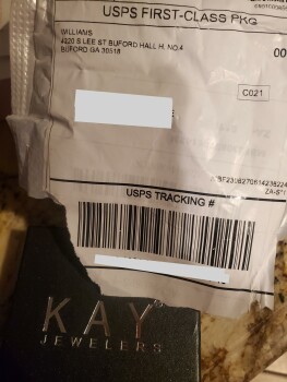 Consumer Safety Report An unordered delivery recieved I recieved a package from Kay jewelers that I did not order it had a... photo #1