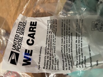 Informe de seguridad del consumidor A filthy bathing suit I never ordered Received mysterious package damaged bathing suit i never order... foto #1