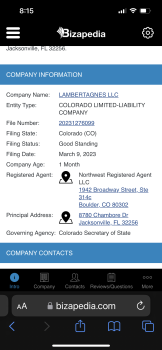 Consumer Safety Report Scam of Lambertagnes.com They charged $36 from  My account, but still did not received merchandise.... photo #8