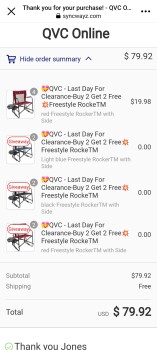 Company saying they are QVC selling lawnchairs 照片 #1