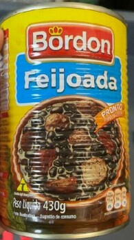 Rappel d'aliments Anglo and Bordon Feijoada cans - recalled due to Ineligible establishment of import (Brazil) The FSI... photo #5