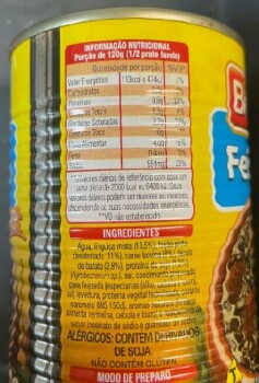 Rappel d'aliments Anglo and Bordon Feijoada cans - recalled due to Ineligible establishment of import (Brazil) The FSI... photo #6