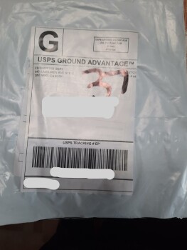 تقرير سلامة المستهلك Package I did not order Small white plastic envelope. 
Black with green  strecth knee support.
EB/... صورة فوتوغرافية #2