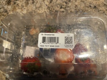 消费者评论 - 食品安全 Hurons Finest, North Van Dyke Road, Verona Township, MI, USA Bought a pint of California giant berry... 照片 #2