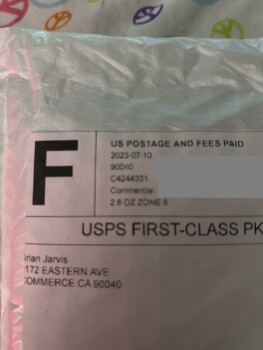 Receipt of an item I didn't order from Brian Jarvis photo #1