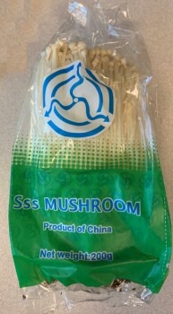 Food Recall SSS brand Mushroom (enoki) - recalled due to Listeria monocytogenes The SSS brand Mushroom (enoki) p... photo #1