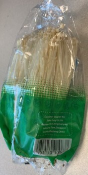 Food Recall SSS brand Mushroom (enoki) - recalled due to Listeria monocytogenes The SSS brand Mushroom (enoki) p... photo #2