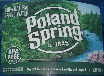 Poland Spring bottled water, New York, NY, USA Foto #1