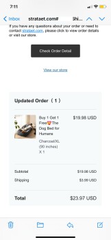 A charge to my debit card Foto #1