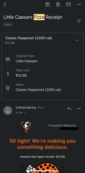 消费者评论 - 食品安全 Little Caesars Pizza, East Tropicana Avenue, Las Vegas, NV, USA I got sick after eating pepperoni pi... 照片 #4