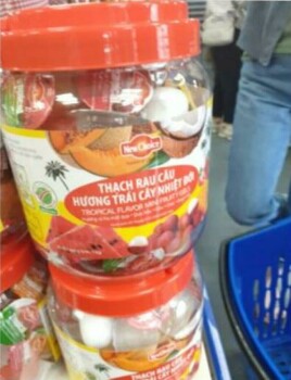 Food Recall New Choice Taro & Tropical flavor mini fruity gels - recalled due to choking hazard Oriental Foods D... Foto #1