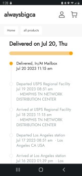 消费者安全报告 Scam from Alwaysbigca Like others it seems. Ordered the cart a month ago. Their "tracking" site & #... 照片 #2