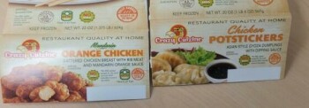 Rappel d'aliments Crazy Cuizine Chicken potstickers product - recalled due to Misbranding & allergen Day-Lee Foods Inc... photo #2