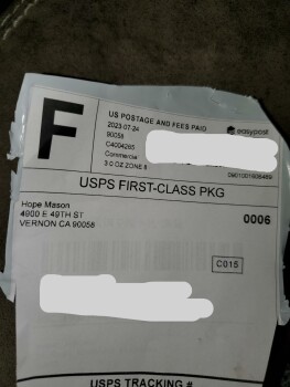 消费者安全报告 I received a scarf that I didn't order from Hope Mason I received a scarf I did not order 照片 #2