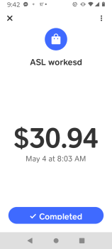 ASL Worksd - Never received photo #1