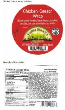 Reclame de Alimentos Fresh Seasons Kitchen salads - Public health alert due to possible lettuce contamination The FSIS ha... foto #1