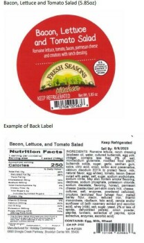 Reclame de Alimentos Fresh Seasons Kitchen salads - Public health alert due to possible lettuce contamination The FSIS ha... foto #3
