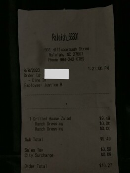 Zaxby's Chicken Fingers & Buffalo Wings, Hillsborough Street, Raleigh, NC, USA foto #1