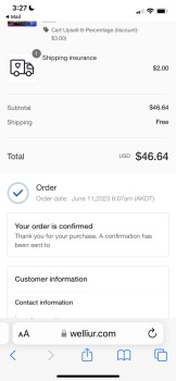 Consumer Safety Report ASL* Sue Wat London Scam Bed bath and beyond was promoting a sale and I had ordered some lamps. Orde... photo #8